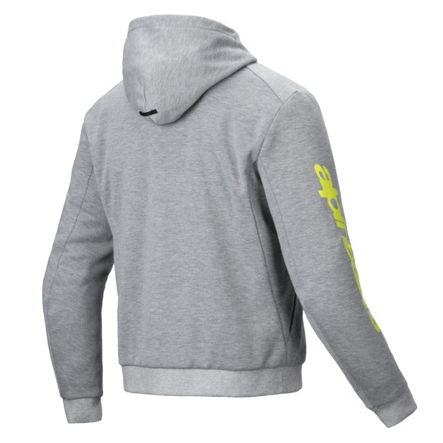 Alpinestars Chrome V2 Sport Grey Heather/Fluro Yellow Hoodie Jacket