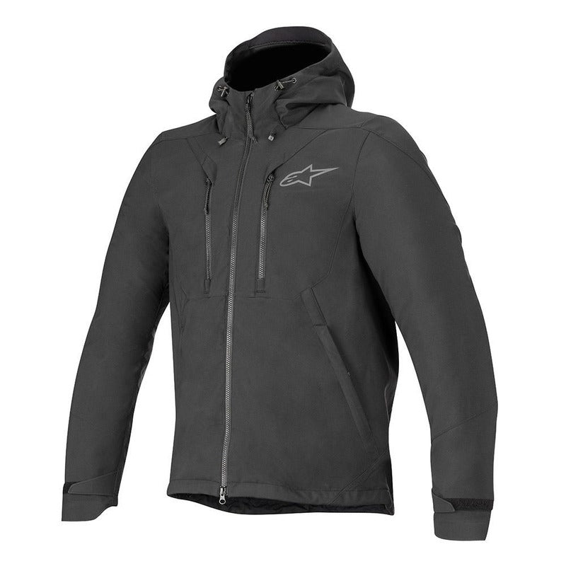 Alpinestars Domino Tech Black Hoodie Jacket