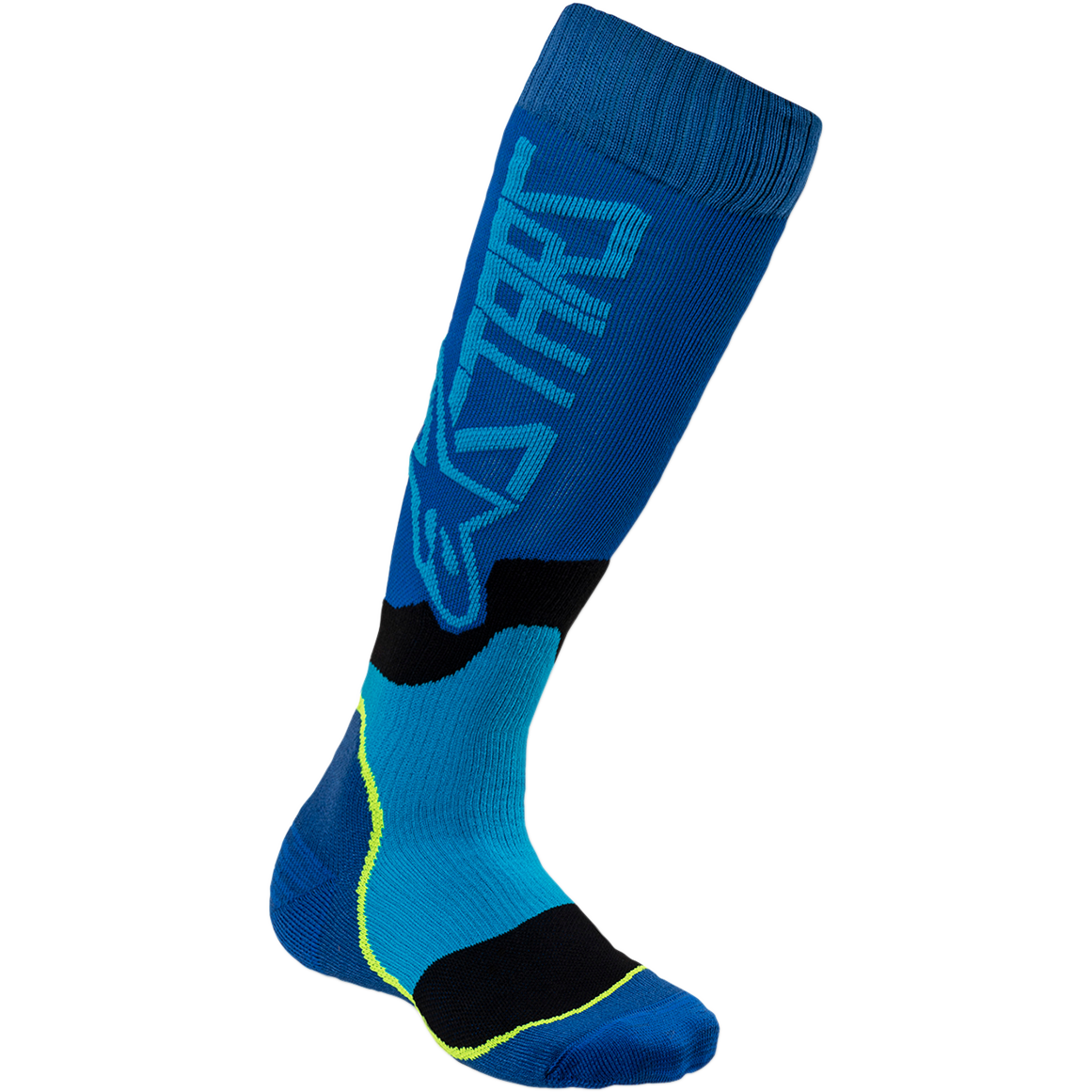 Alpinestars MX Plus 2 Blue/Cyan Youth Socks