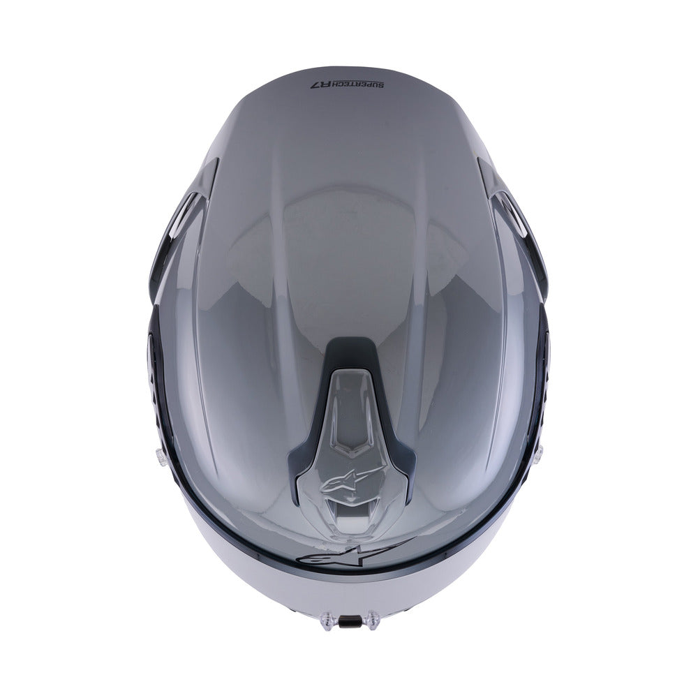 Alpinestars S-R7 Solid Gloss Grey Helmet