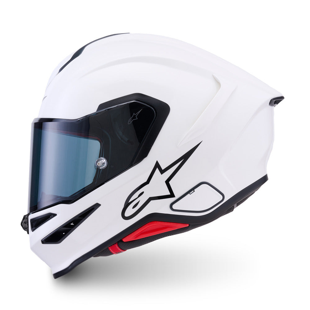 Alpinestars S-R7 Solid Gloss White Helmet