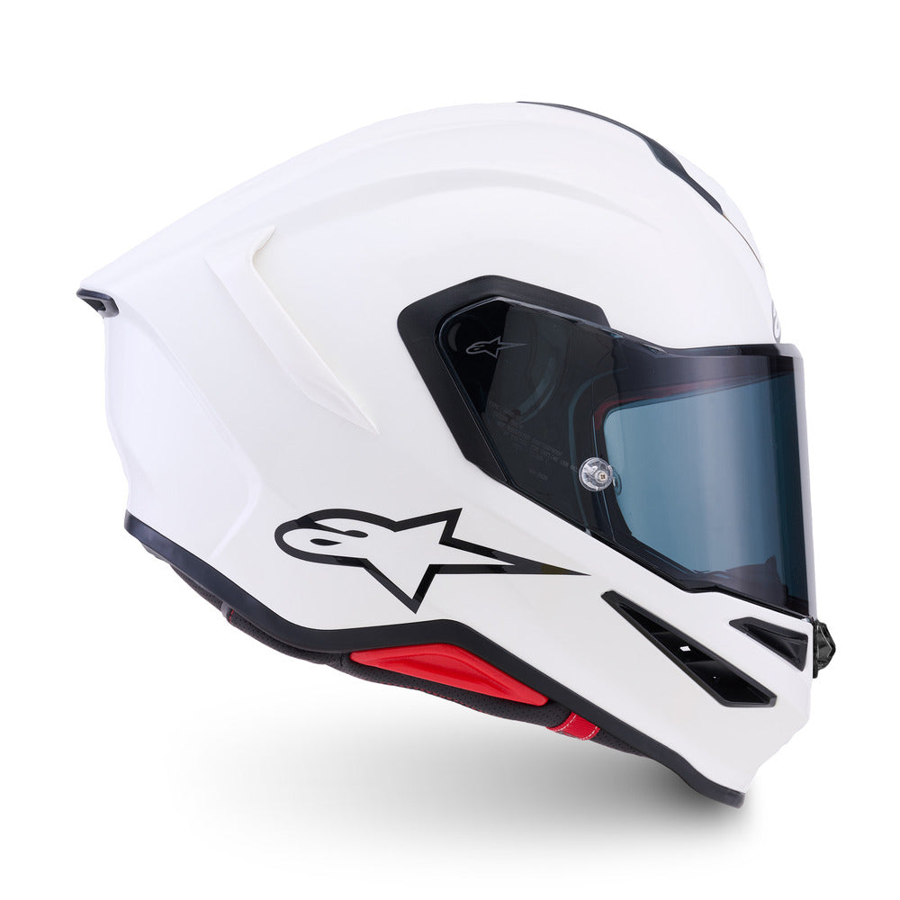 Alpinestars S-R7 Solid Gloss White Helmet
