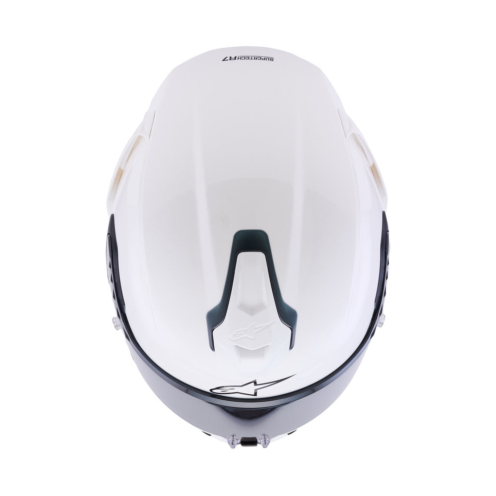 Alpinestars S-R7 Solid Gloss White Helmet