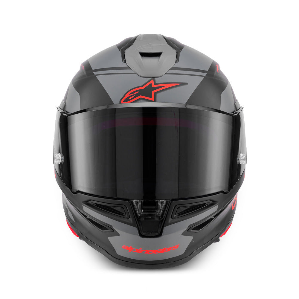 Alpinestars S-R7 A-Core Matte Black/Grey/Red Helmet