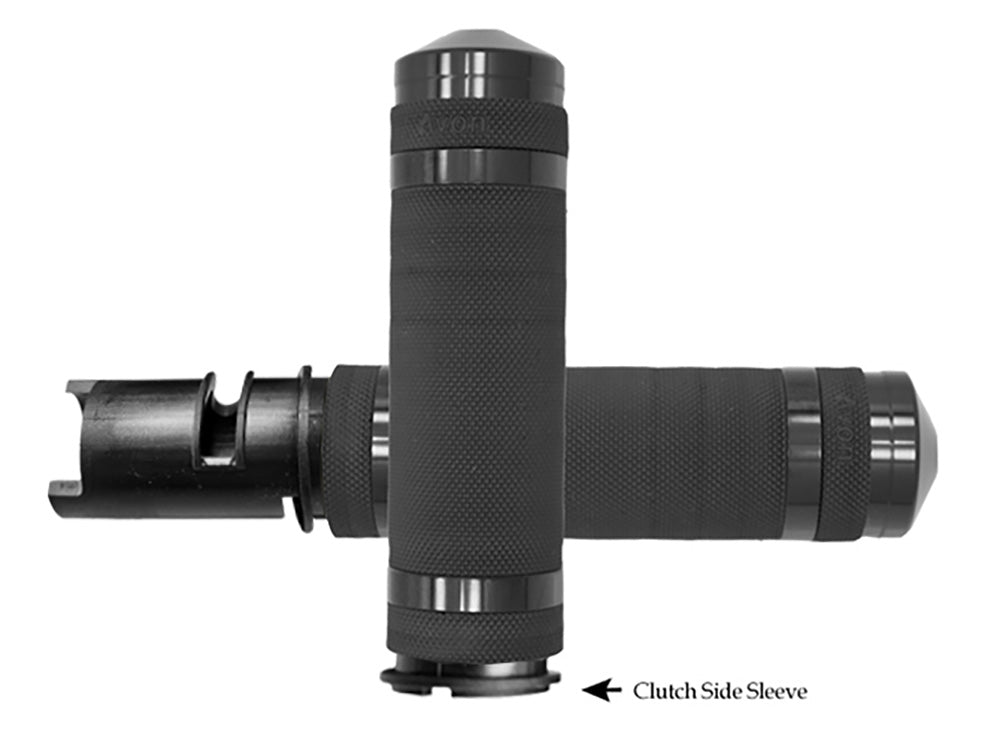 Avon Performance Grips AVG-AIR-99-ANO-F24 Air Cushion Super Sport Handgrips Black for Harley-Davidson CVO Touring 23-Up/Street Glide/Road Glide 24-Up/Touring/Softail 25-Up