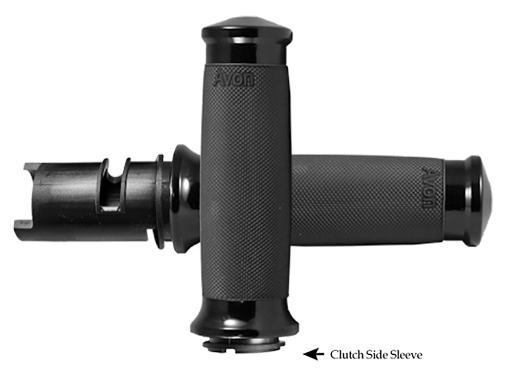Avon Performance Grips AVG-CC-86-ANO-F24 Custom Contour Handgrips Black for Harley-Davidson CVO Touring 23-Up/Street Glide/Road Glide 24-Up/Touring/Softail 25-Up