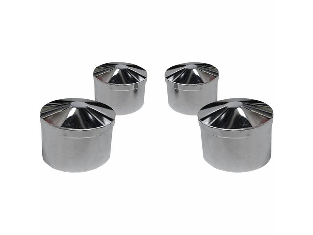 Avon Performance Grips AVG-HBC-302-CH Smooth Head Bolt Covers Chrome for Harley-Davidson Big Twin 85-17/Sportster 86-21