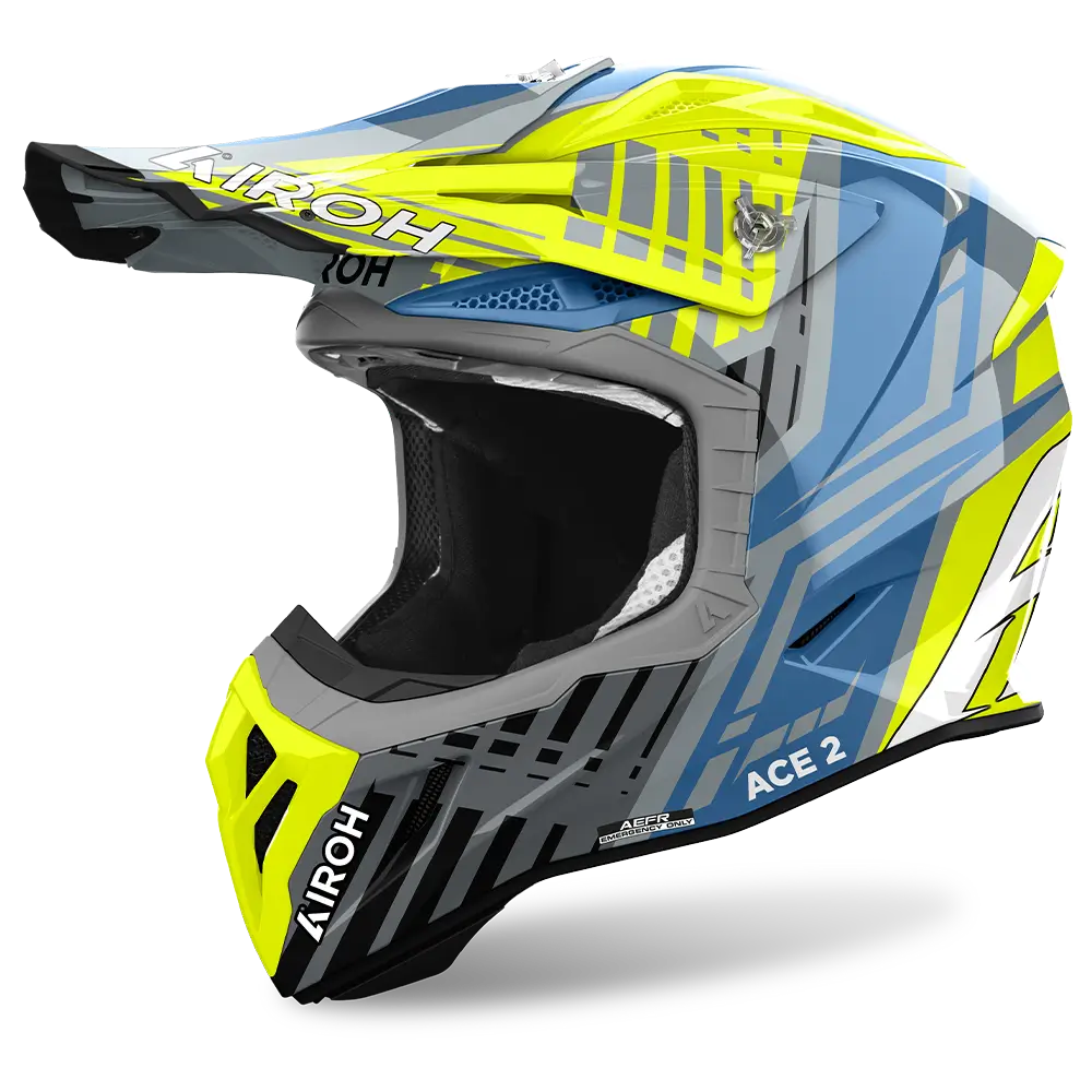 Airoh Aviator Ace 2 Proud Gloss Yellow Helmet