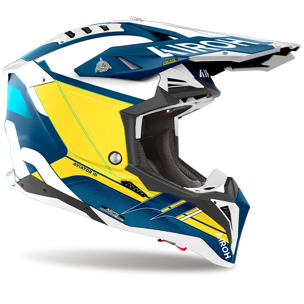 Airoh Aviator 3 Saber Matte Blue Helmet