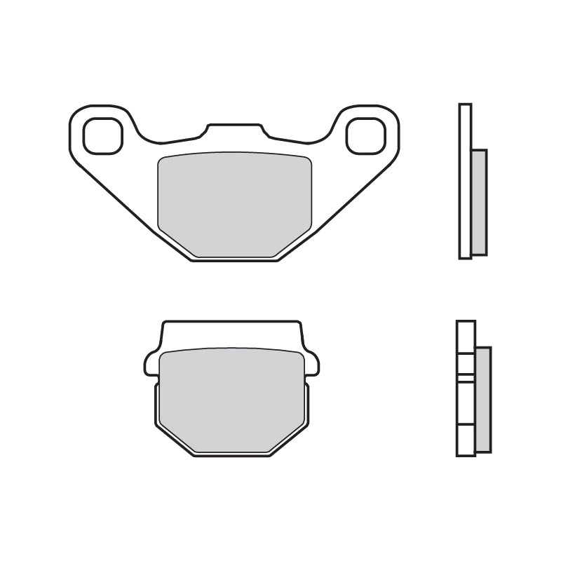 Brembo B-07KA0717 Road (17) Carbon Ceramic Front Brake Pad (07KA07.17)
