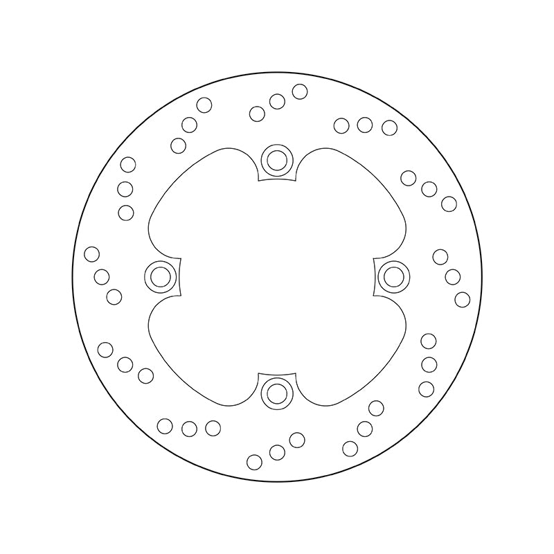 Brembo Serie Oro Fixed Rear Brake Disc for most Honda/Triumph Models