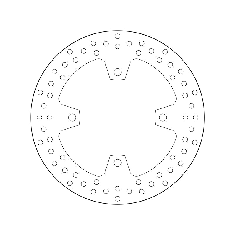 Brembo Serie Oro Fixed Rear Brake Disc for Kawasaki Z 750 R/ABS/Z 1000/SX/ABS/GTR 1400/ZZR 1400/ABS