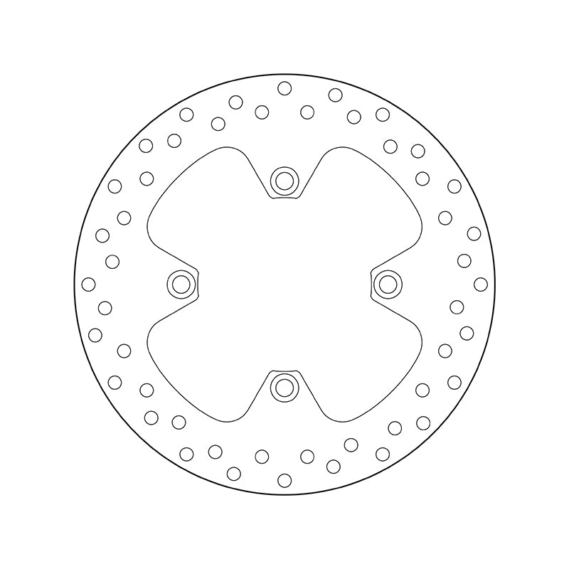 Brembo Serie Oro Fixed Rear Brake Disc for most Triumph Models (exc. Speed Triple R ABS/Sprint ST ABS)