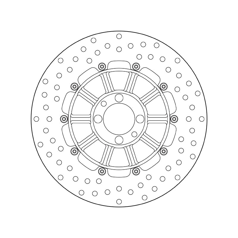 Brembo Serie Oro Fixed Rear Brake Disc for BMW K75/100/K1