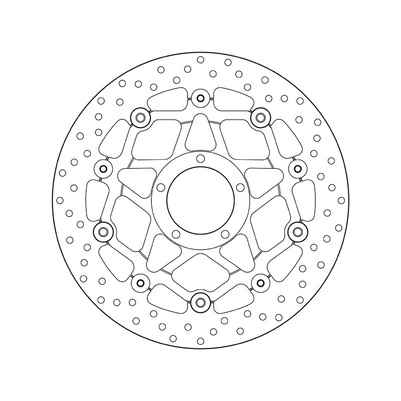 Brembo Serie Oro Floating Front Brake Disc for Ducati Streetfighter 848/S