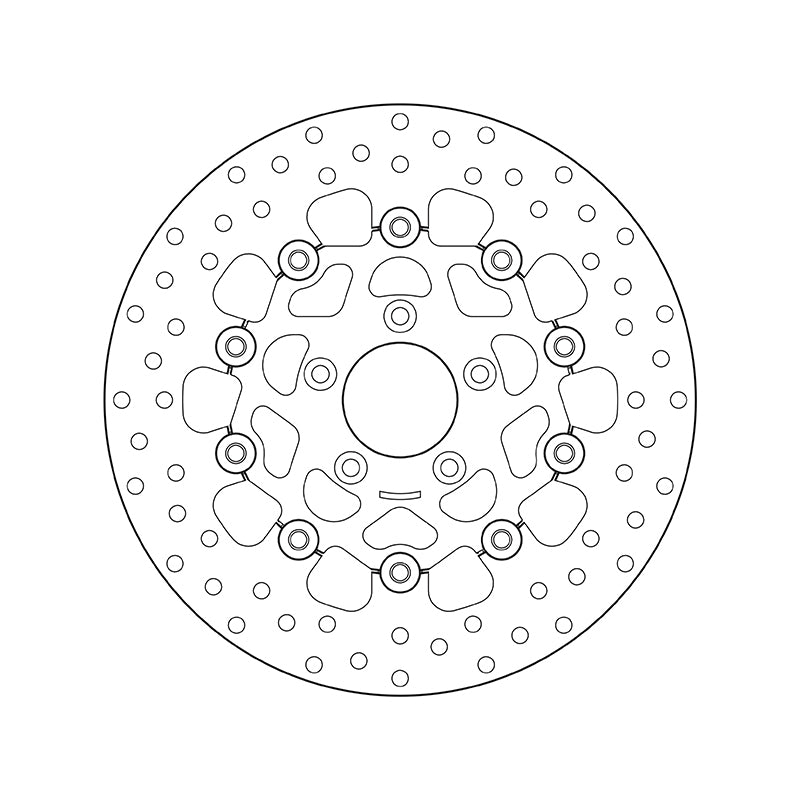 Brembo Serie Oro Floating Front Brake Disc for Harley-Davidson Models