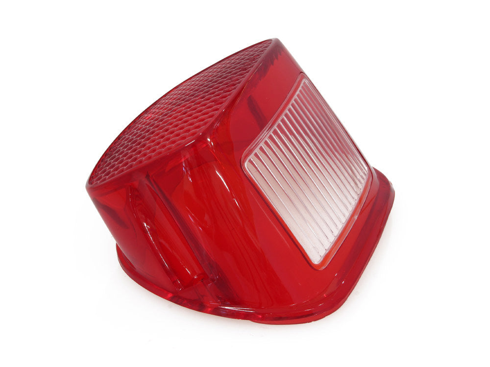 RSS BAI-12-0018 Taillight Lens Red for most Harley-Davidson Big Twin/Sportster 73-98