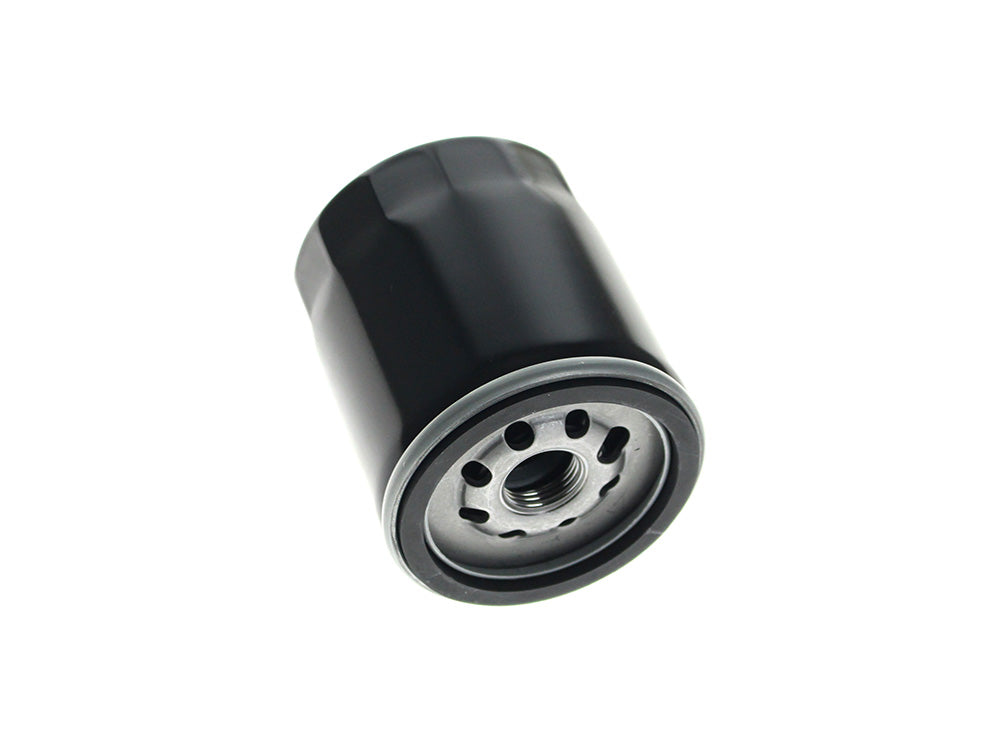 RSS BAI-14-0020BK Oil Filter w/Hex Nut Black for Harley-Davidson Twin Cam 99-17