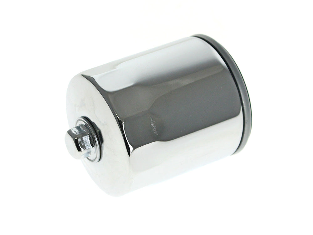 RSS BAI-14-0020HPK Oil Filter w/Hex Nut & Magnetic Ring Chrome for Harley-Davidson Twin Cam 99-17