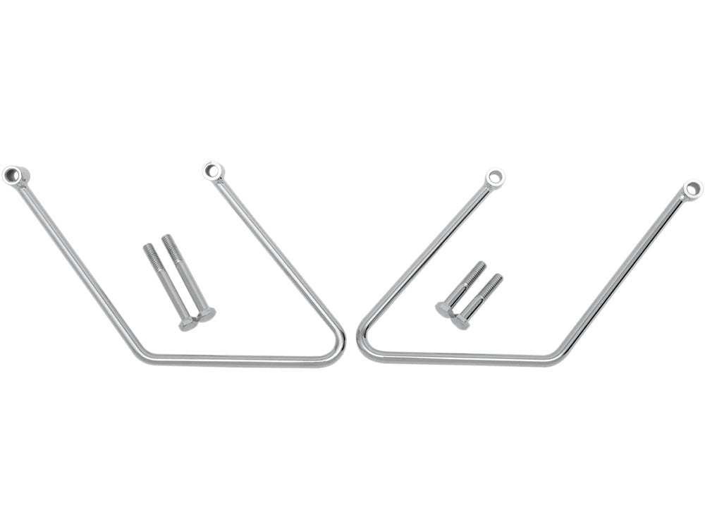 RSS BAI-77-0131A Saddlebag Supports Chrome for Softail 00-17 non 200 Tyre Models