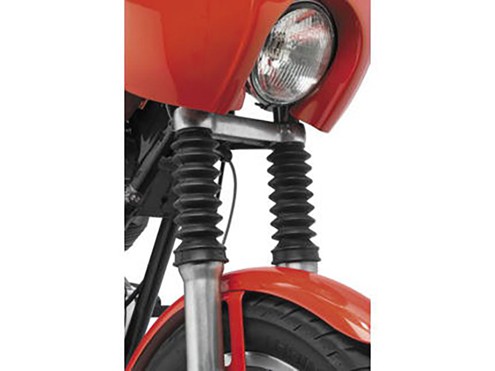 RSS BAI-C23-0219 39mm Rubber Fork Boot Gaiters Black (Pair)