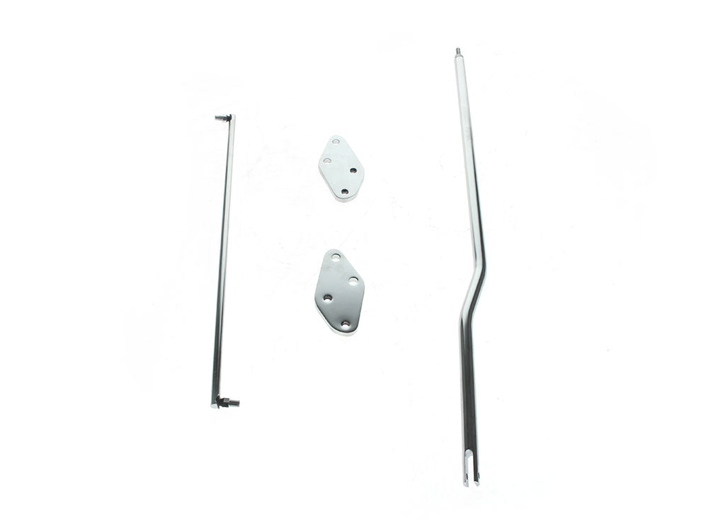 RSS BAI-D35-0218-2 2" Forward Control Extension Kit Chrome for Dyna Wide Glide 03-17 or when Extending BAI-D35-0218