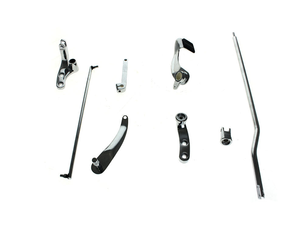 RSS BAI-D35-0218 Standard Length Forward Controls Chrome for Dyna 91-17