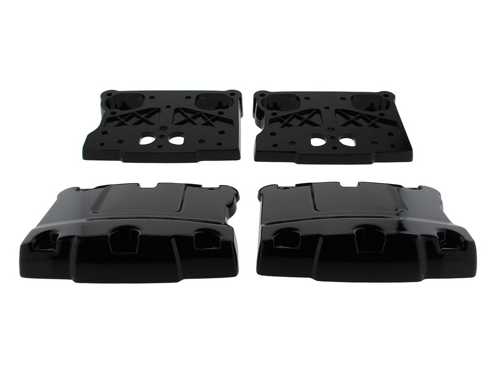 RSS BAI-I33-0103GB Rocker Covers Gloss Black for Harley-Davidson Twin Cam 99-17 Models