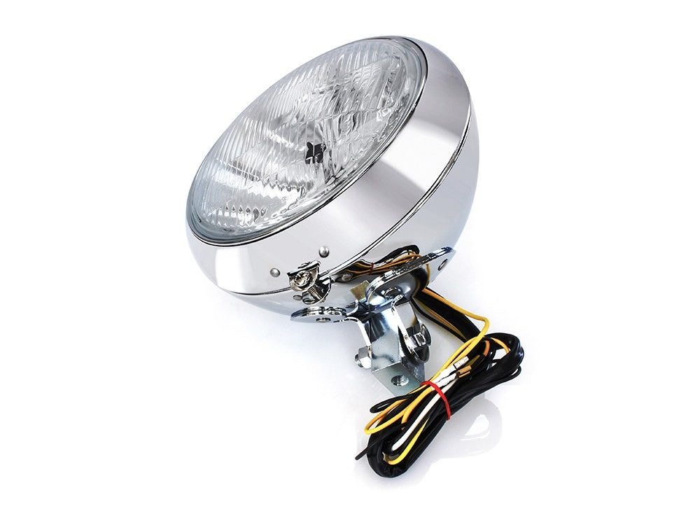 RSS BAI-L20-6084HER 7" Headlight Chrome for FL Softail 86-17