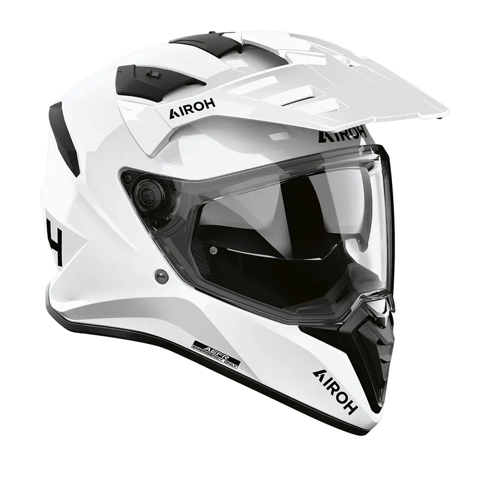 Airoh Bandit Gloss White Helmet