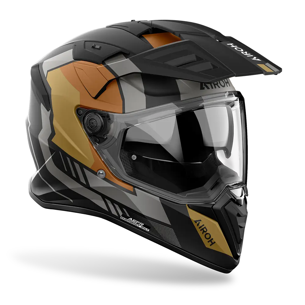 Airoh Bandit Horn Matte Gold Helmet
