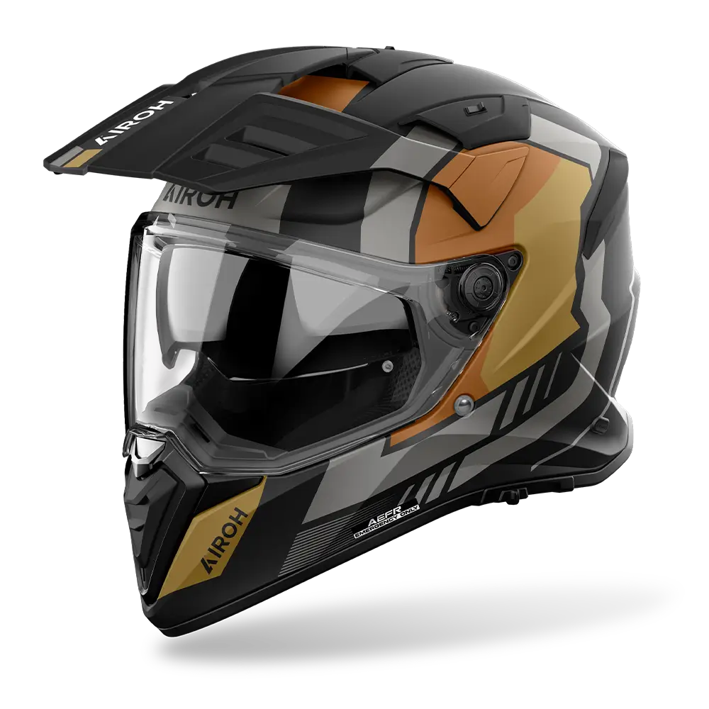 Airoh Bandit Horn Matte Gold Helmet