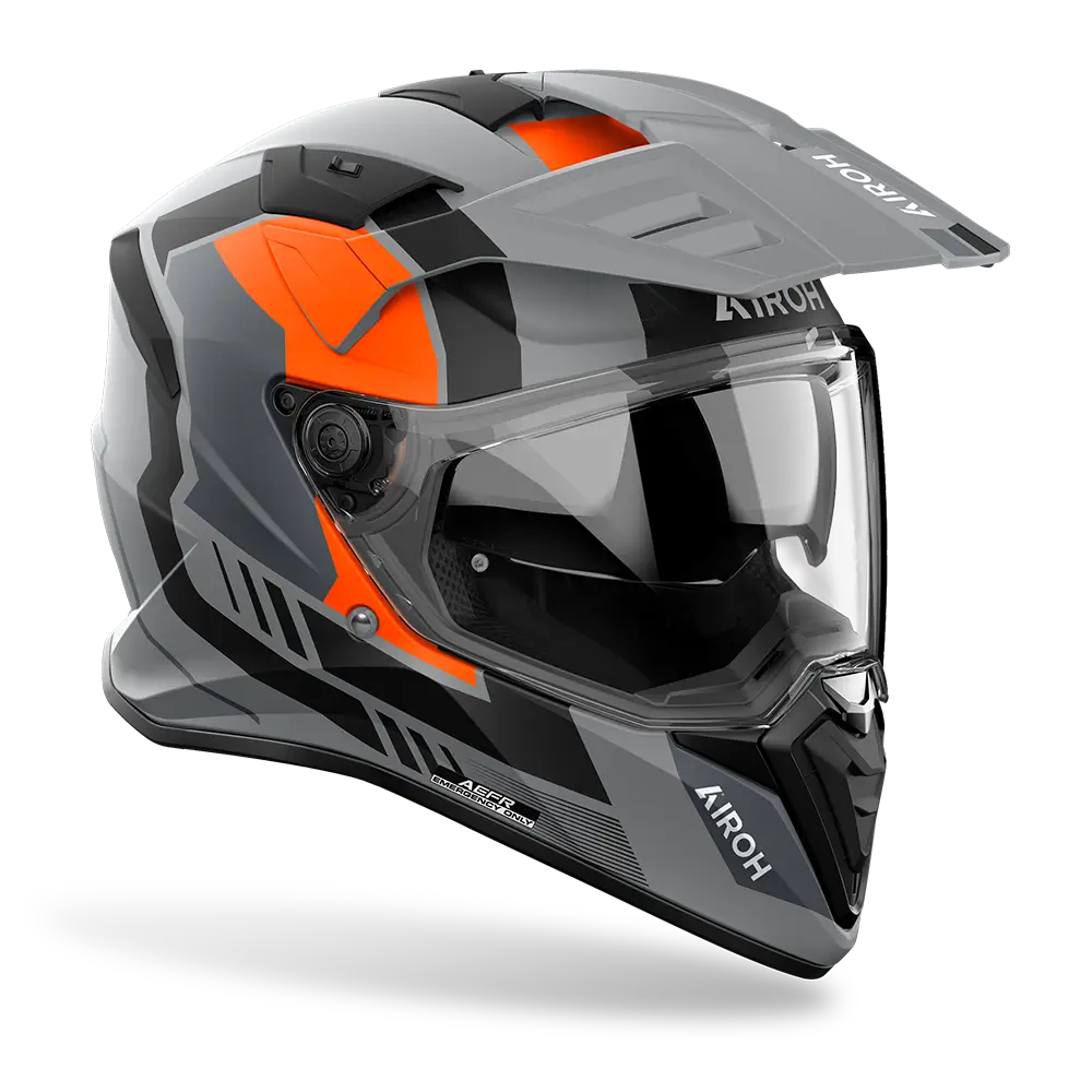 Airoh Bandit Horn Matte Orange Helmet