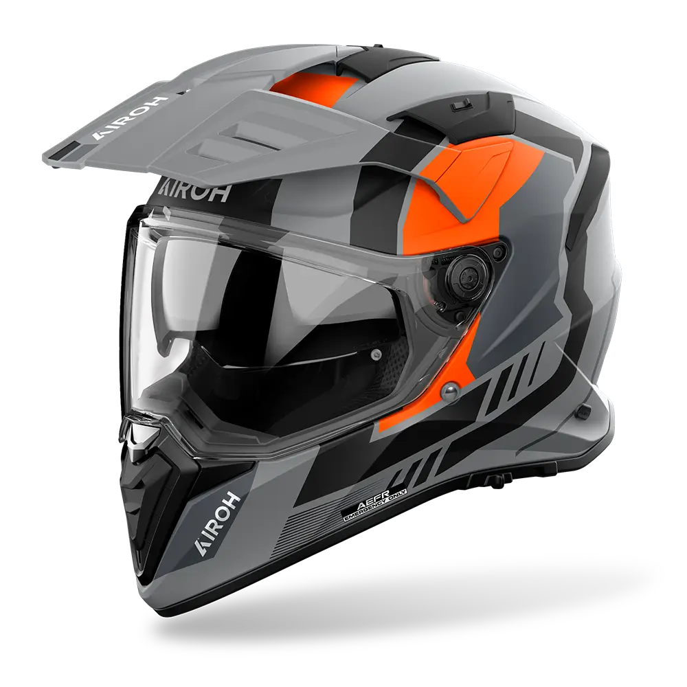 Airoh Bandit Horn Matte Orange Helmet