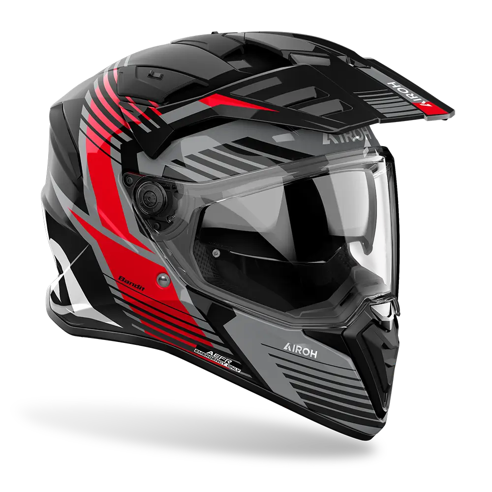 Airoh Bandit Spicy Gloss Red Helmet