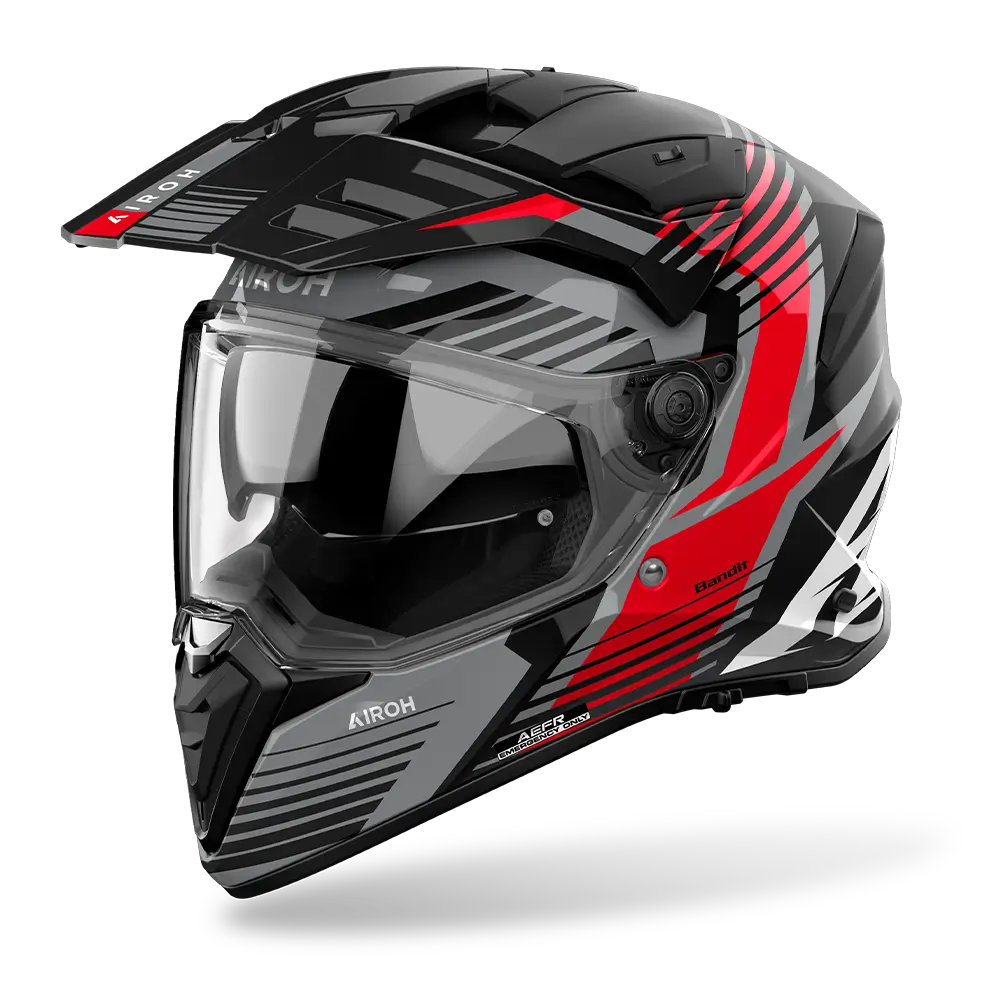 Airoh Bandit Spicy Gloss Red Helmet