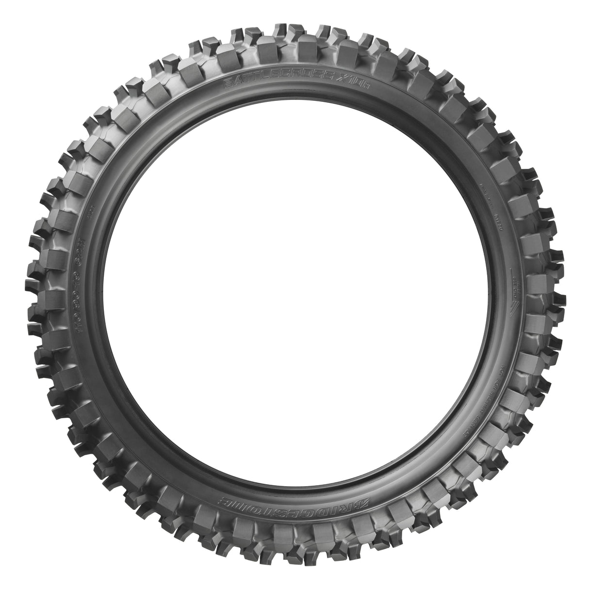 Bridgestone Battlecross X10 Mud/Sand Rear Tyre 90/100-16 51M Tube Type