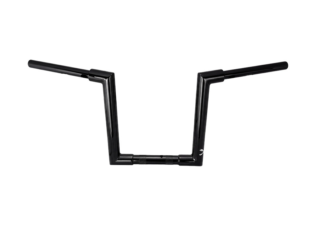 Burly Brand BB12-6101B 12" x 1-1/2" Jason Handlebar Gloss Black for Harley-Davidson CVO Road Glide 23-Up/Road Glide 24-Up
