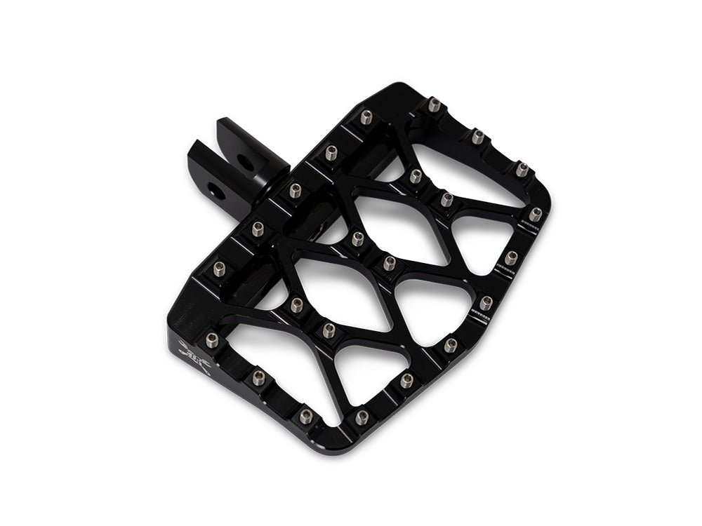 Burly Brand BB13-1019B MX Evolution Mini Floorboards Black for Harley-Davidson Softail 18-Up Front