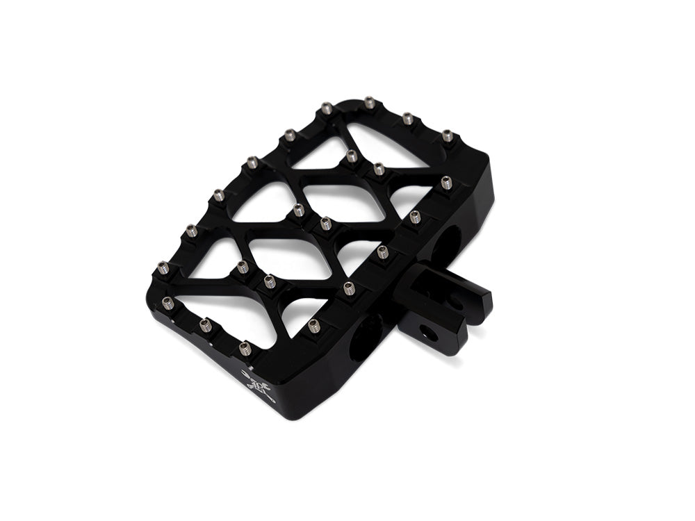 Burly Brand BB13-1019B MX Evolution Mini Floorboards Black for Harley-Davidson Softail 18-Up Front