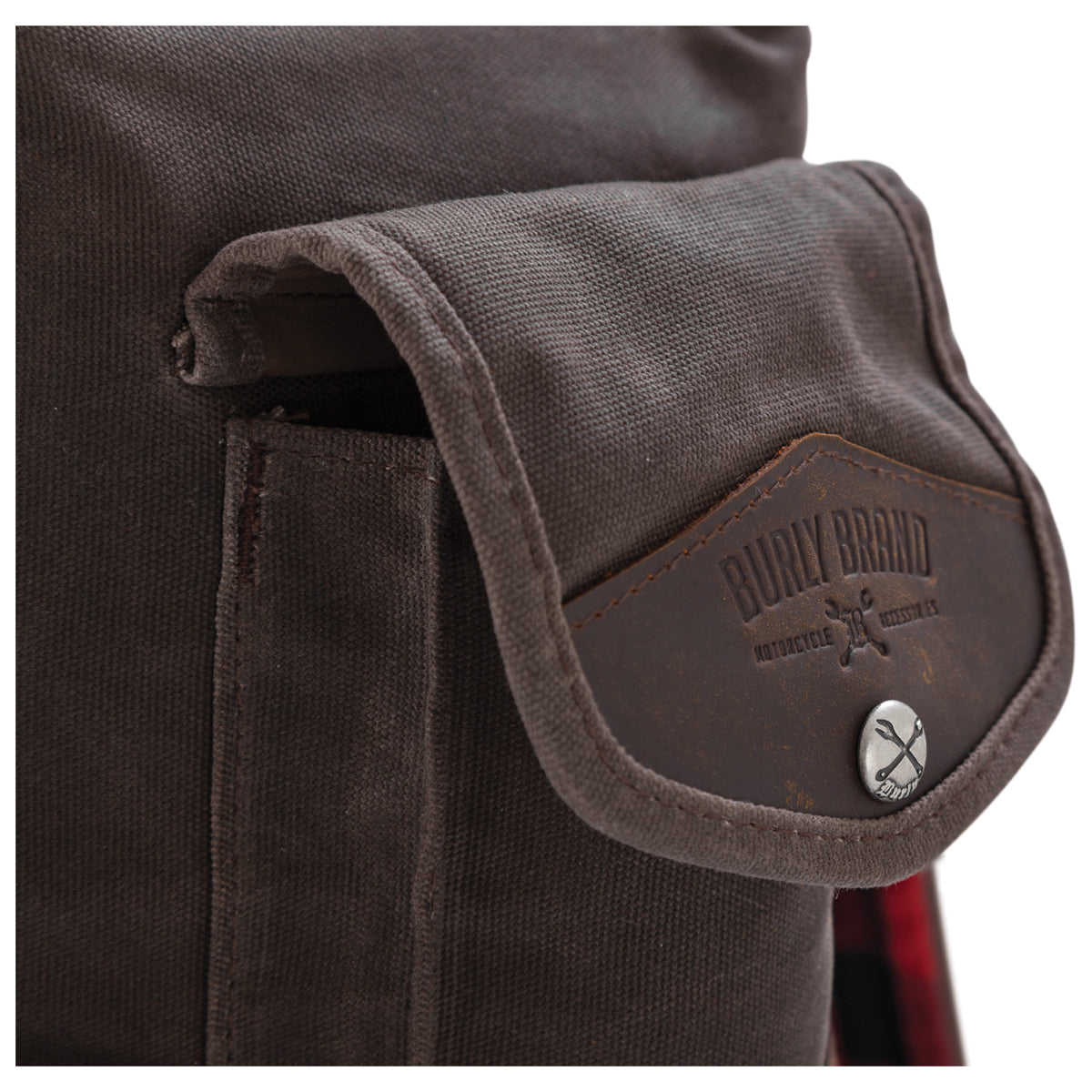 Burly Brand BB15-1013D Voyager Sissy Bar Dark Oak Backpack