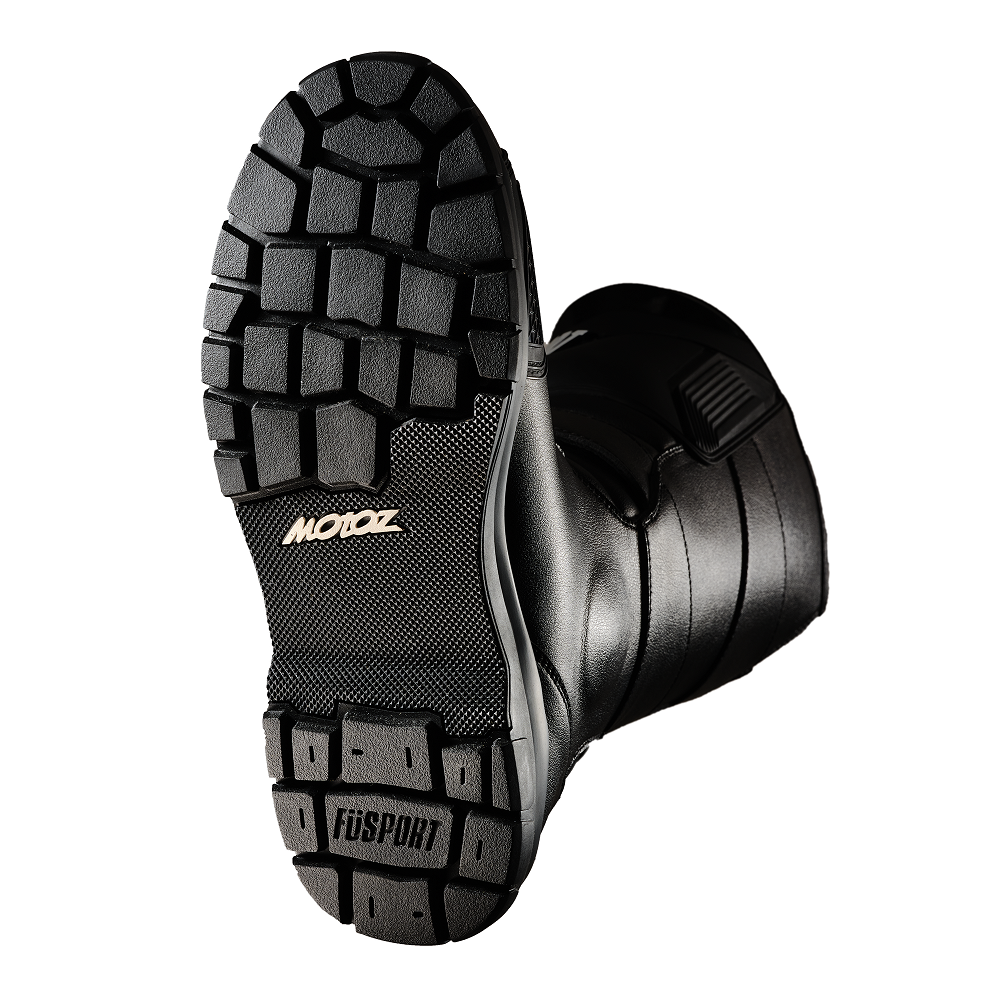 Fusport Simpson x Motoz Black Boots