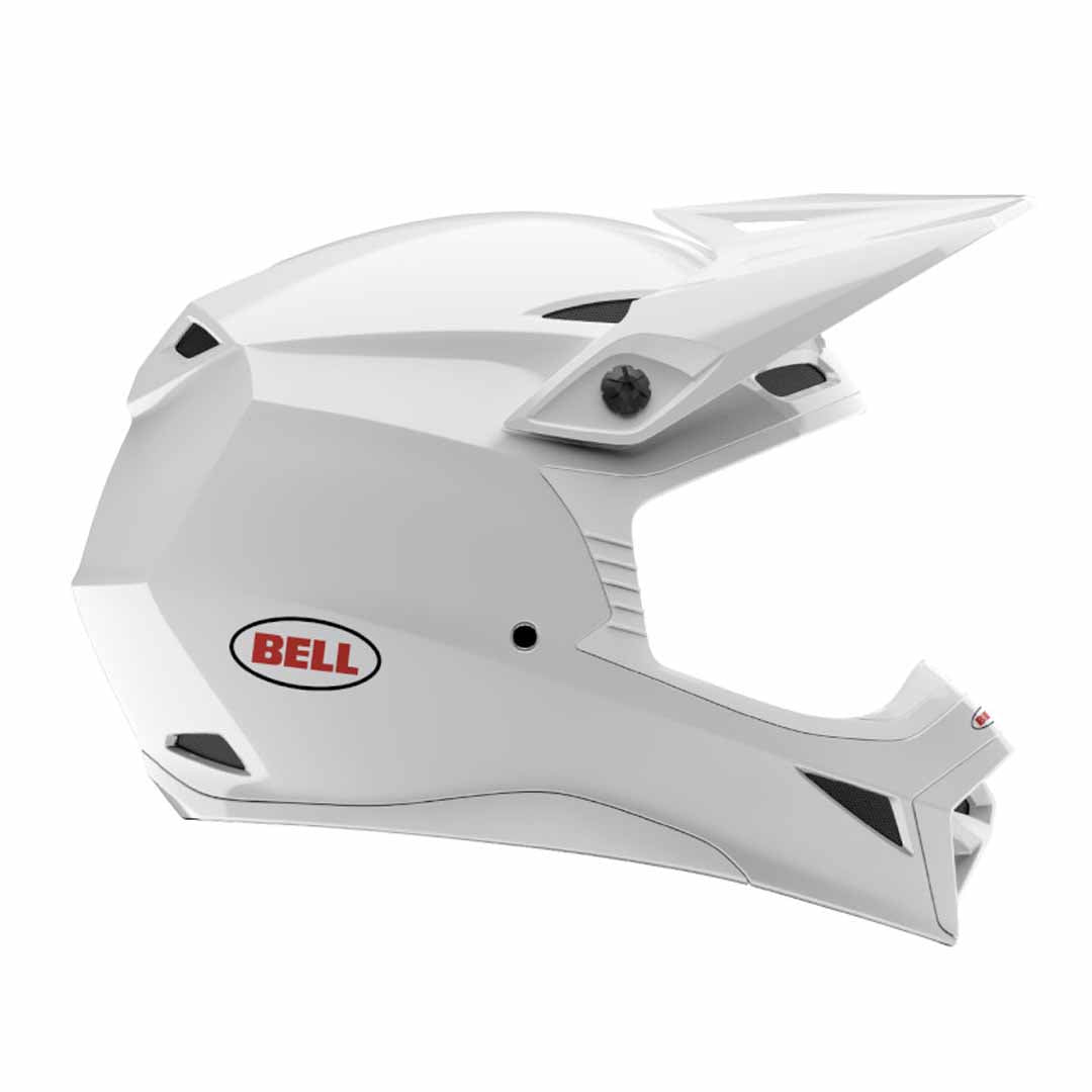 Bell MX-10 Mips Solid White Youth Helmet