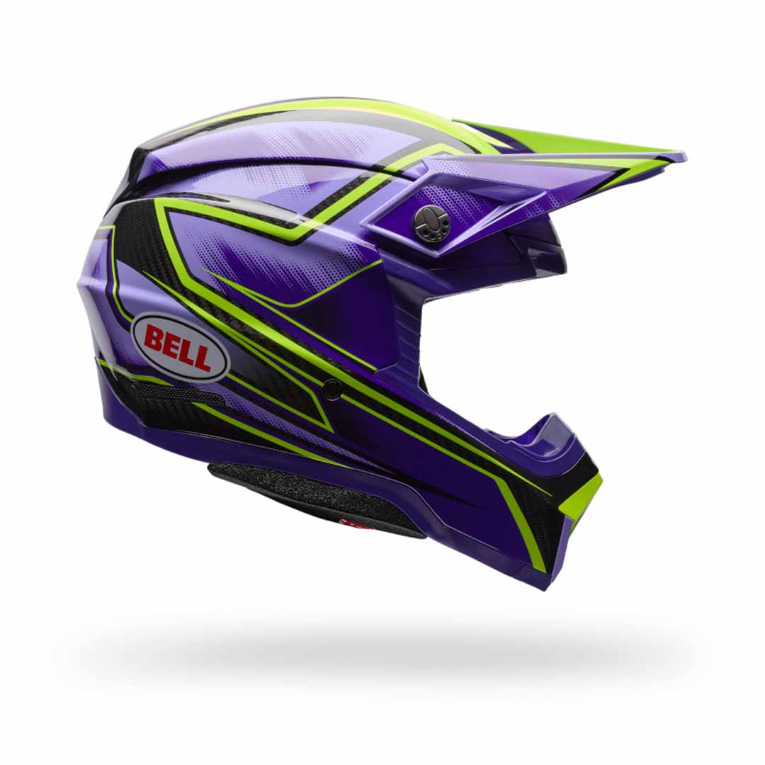Bell Moto-10 GP Pace Ultraviolet Helmet