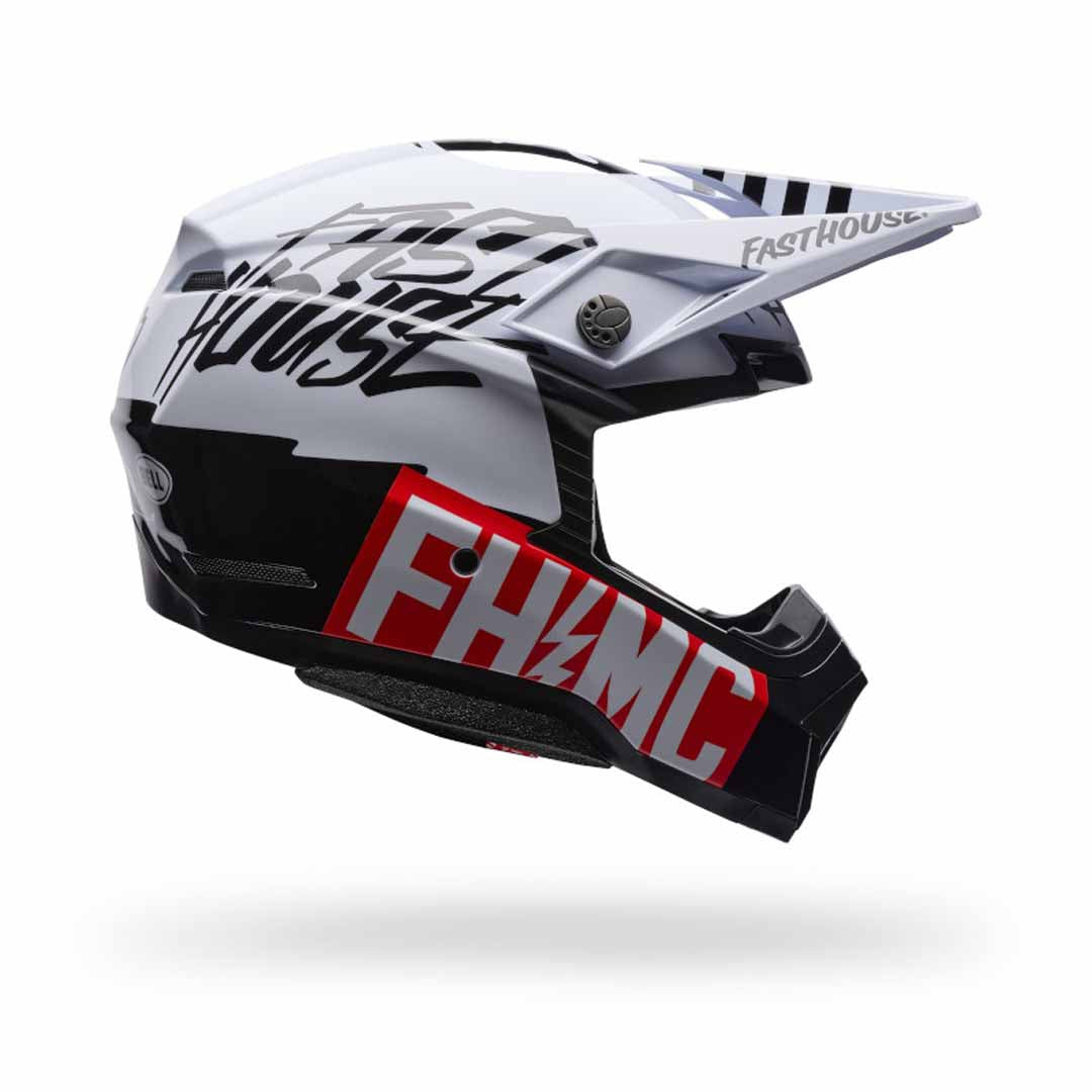 Bell Moto-10 Mips Fasthouse 26 White/Black Helmet
