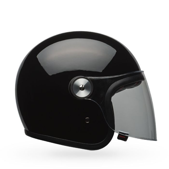 Bell Riot Solid Gloss Black Helmet - EasyR