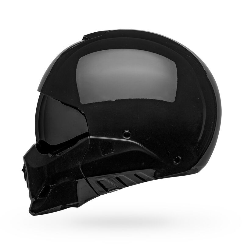 Bell Broozer Solid Gloss Black Helmet - EasyR