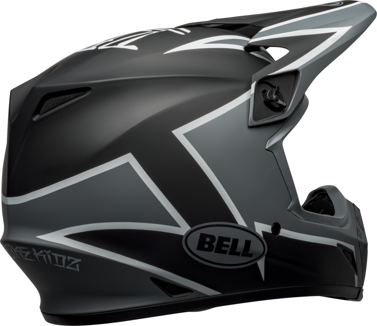 Bell MX-9 MIPS Twitch Matte Black/Grey/White Helmet - EasyR