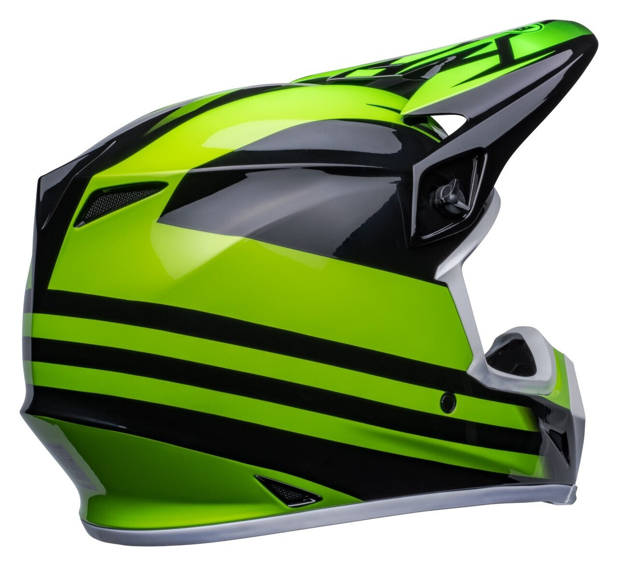 Bell MX-9 MIPS Disrupt Gloss Black/Green Helmet - EasyR