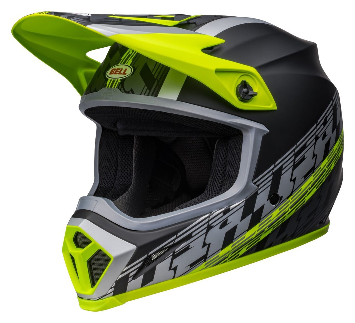 Bell MX-9 MIPS Offset Matte Black/Hi-Viz Yellow Helmet - EasyR
